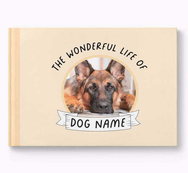 Personalised Photo Upload Memorial Book: Wonderful Life of {dogsName}